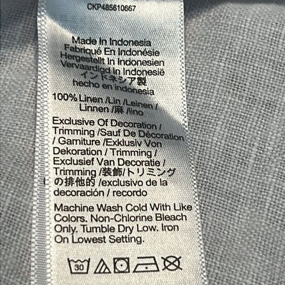 NWT Madewell Cassie Button Front Midi Dress Linen XS - Picture 9 of 11